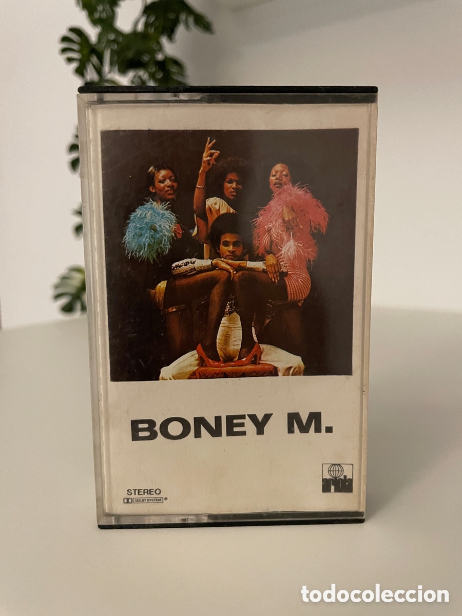 Casetes antiguos: Cassete Boney M. Lo mejor de Boney M. 1977.