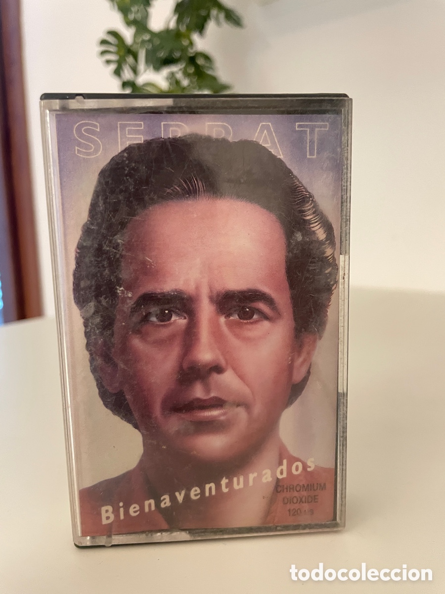 Casetes antiguos: Cassete. Joan Manuel Serrat. Bienaventurados. 1987.