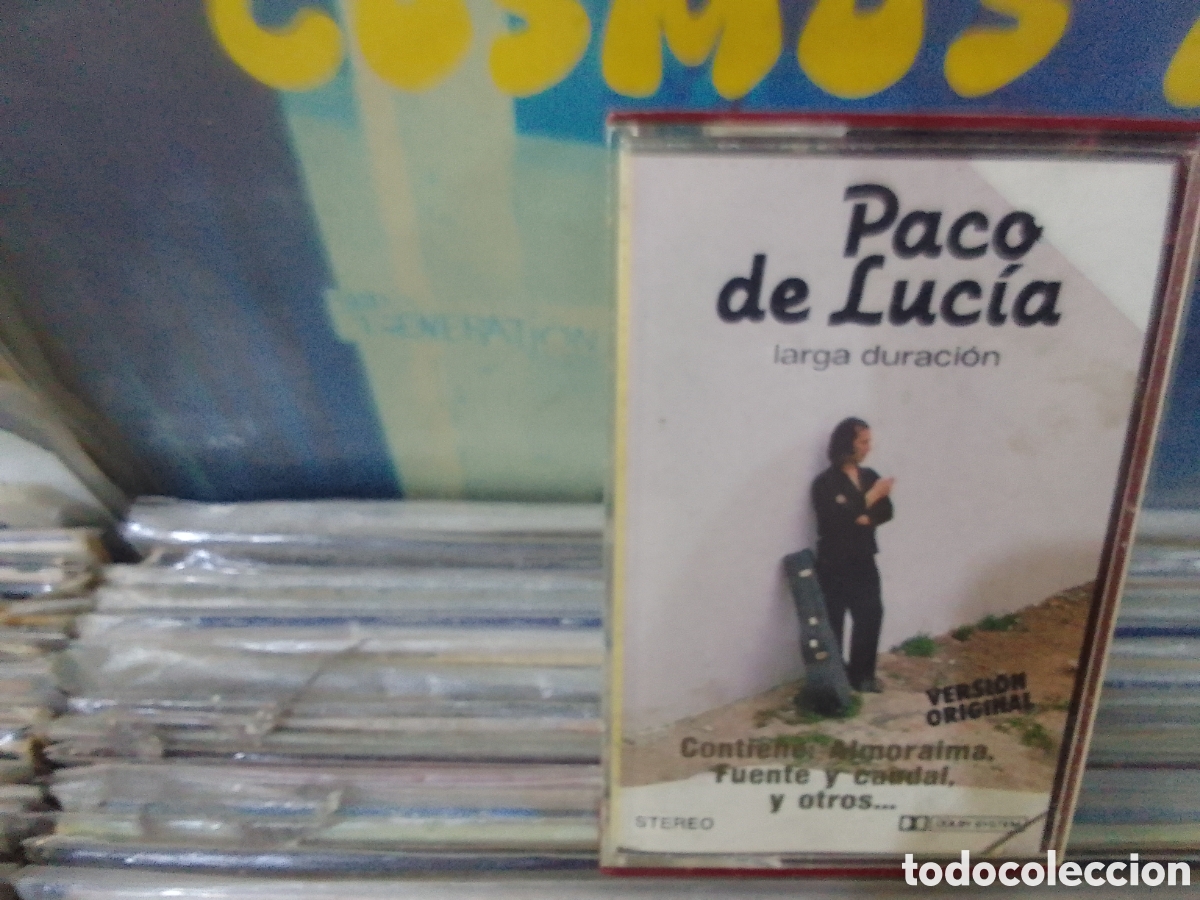 Casetes antiguos: Paco de lucia,larga duraci&oacute;n