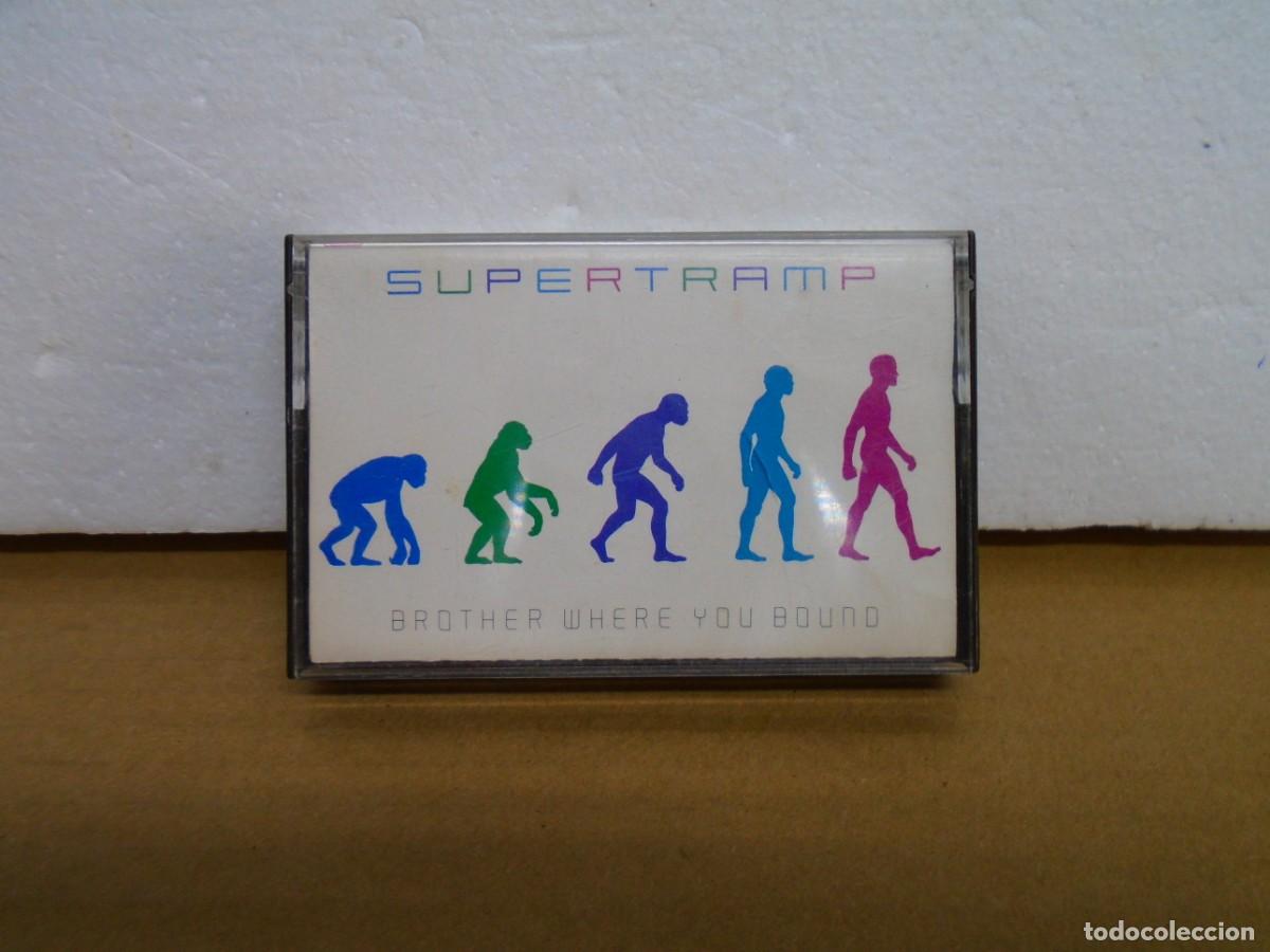 Casetes antiguos: VINTAGE CASETE DE SUPERTRAMP&rdquo;BROTHER WHERE YOU BOND&rdquo;A&M RECORDS, 1985.