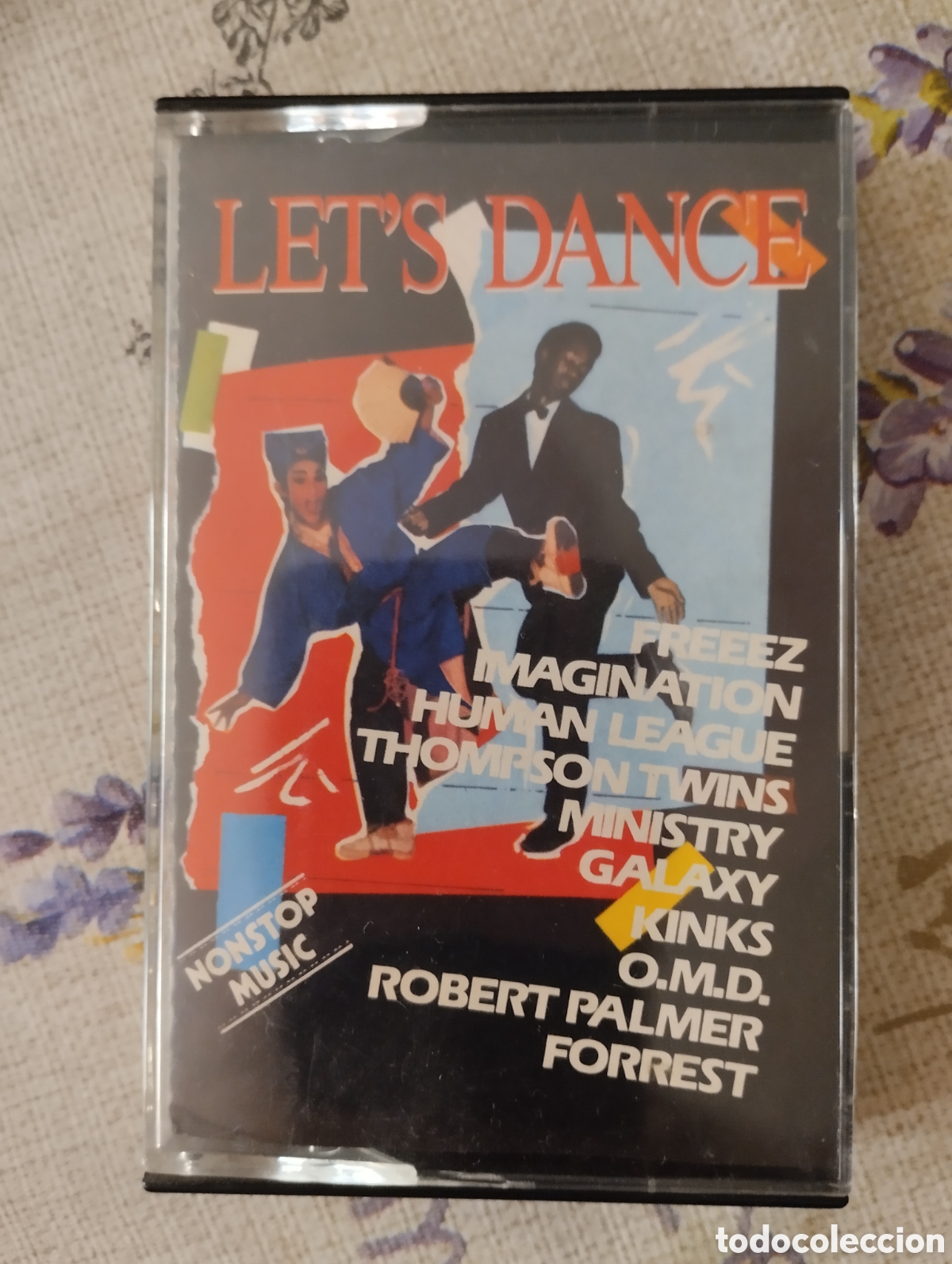 Casetes antiguos: Cinta casete Let's Dance - Nonstop music.