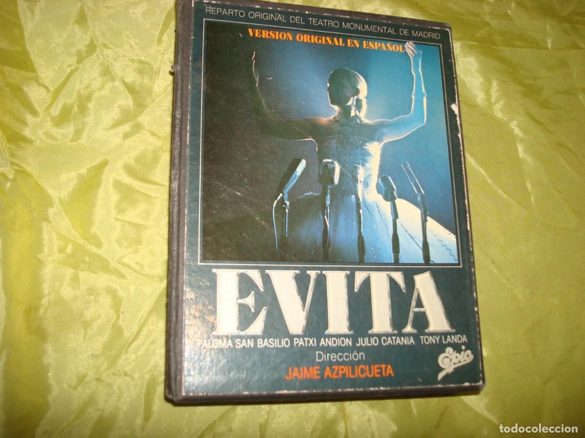 Casetes antiguos: EVITA. PALOMA SAN BASILIO, PATXI ANDION.... EPIC, 1980. 2 CASETE&acute;S (#)