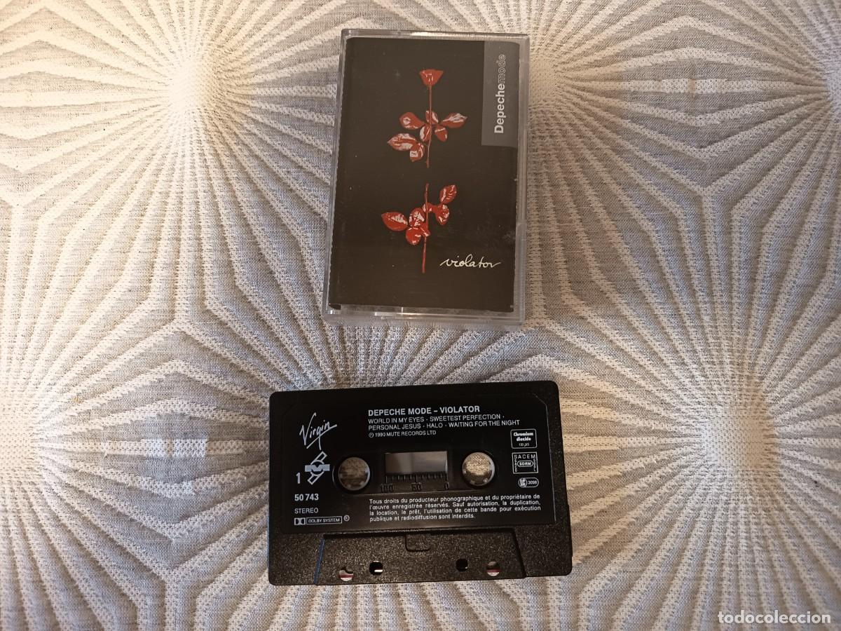 Casetes antiguos: Depeche Mode &ndash; Violator. Francia, 1990. falta contraportada.