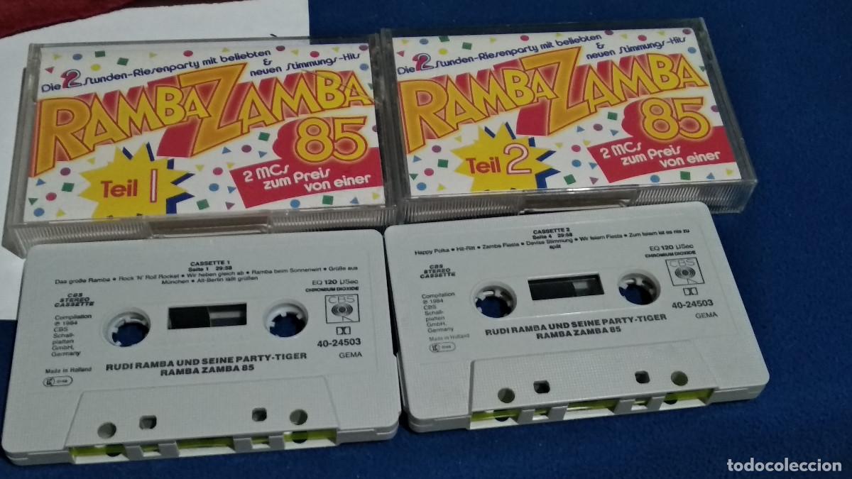 Casetes antiguos: Rudi Ramba Und Seine Party Tiger &ndash; Ramba Zamba 85 - CBS 1984 - CASETE CINTA CASSETTE