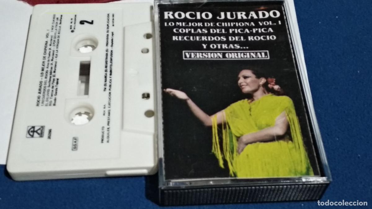 Casetes antiguos: ROCIO JURADO LO MEJOR DE CHIPIONA VOL 1 - INDALO RCA YEL 1981 CASETE CINTA CASSETTE