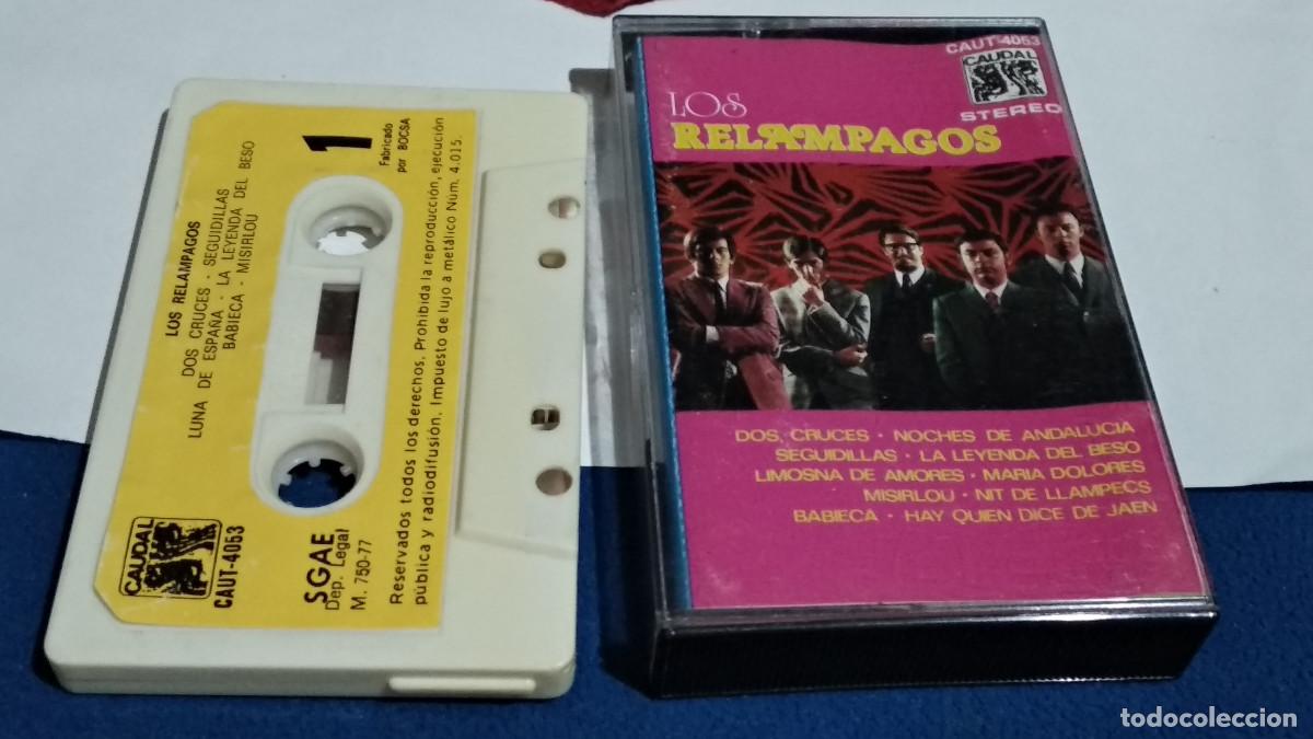 Casetes antiguos: LOS RELAMPAGOS - 1977 CAUDAL CASETE CINTA CASSETTE