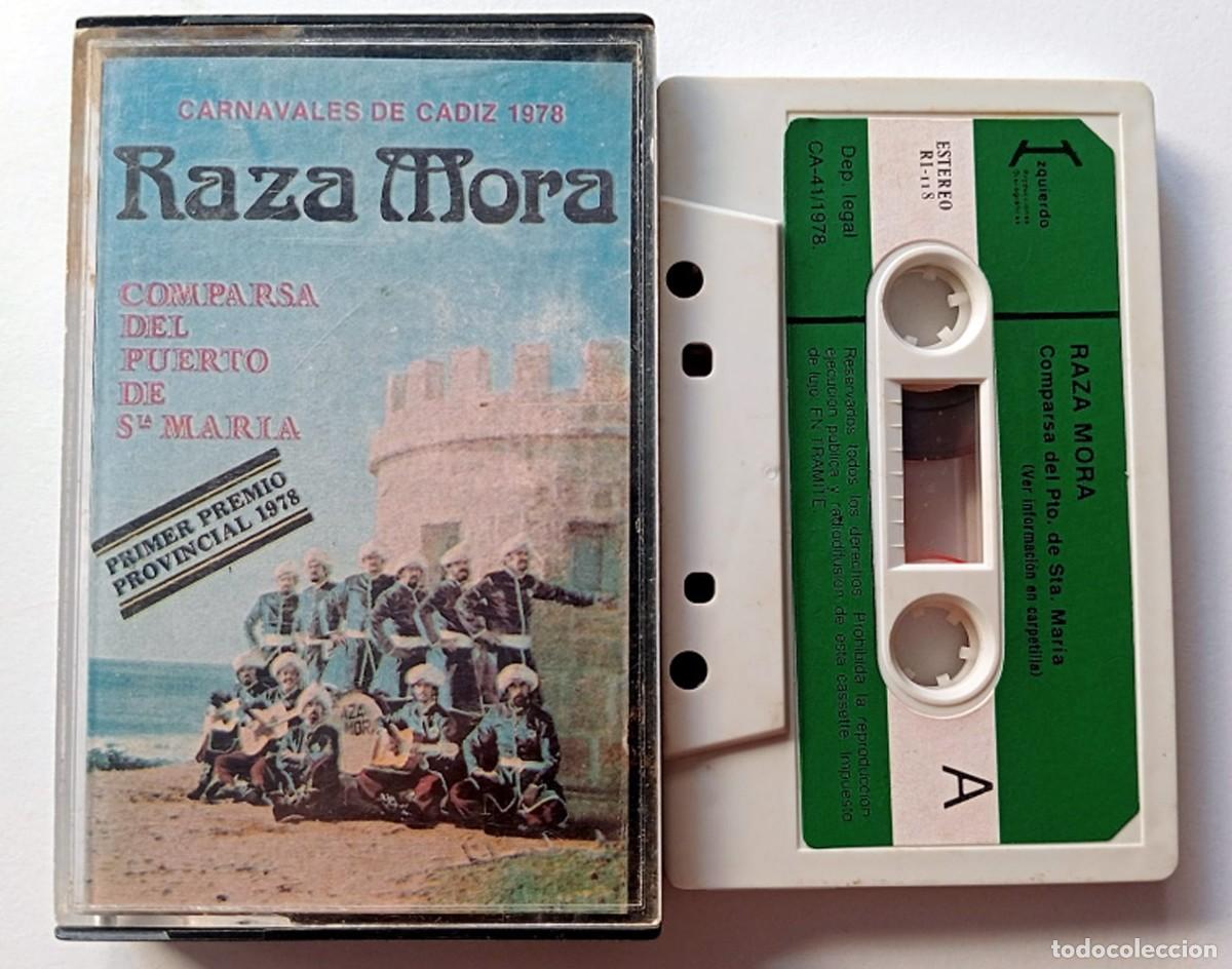 Casetes antiguos: CASSETTE CARNAVAL DE CADIZ 1978 COMPARSA RAZA MORA