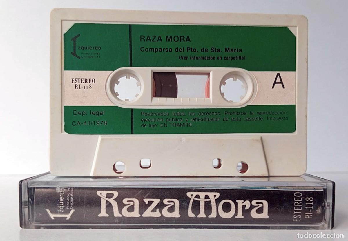 Casetes antiguos: CASSETTE CARNAVAL DE CADIZ 1978 COMPARSA RAZA MORA - Foto 2