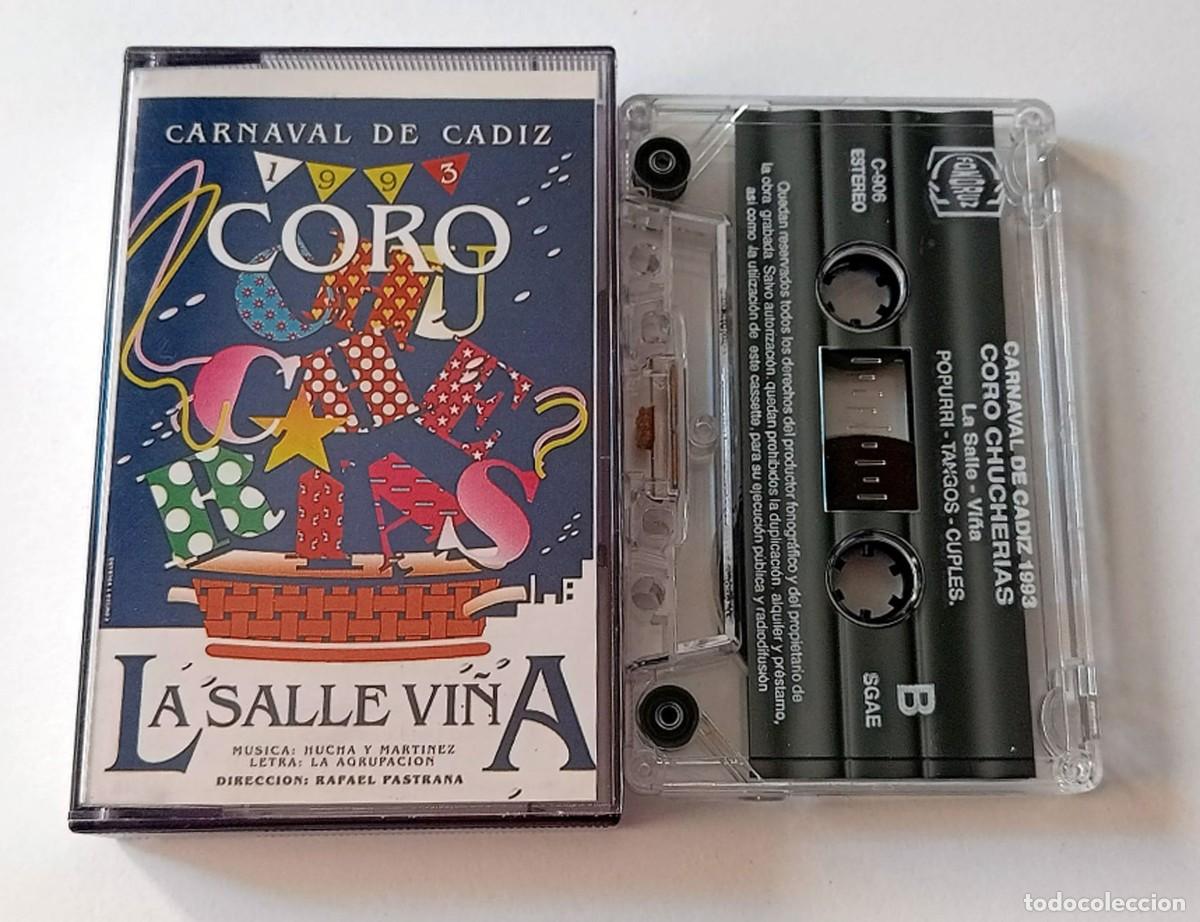 Casetes antiguos: CASSETTE CARNAVAL DE CADIZ 1993 CORO CHUCHER&Iacute;AS