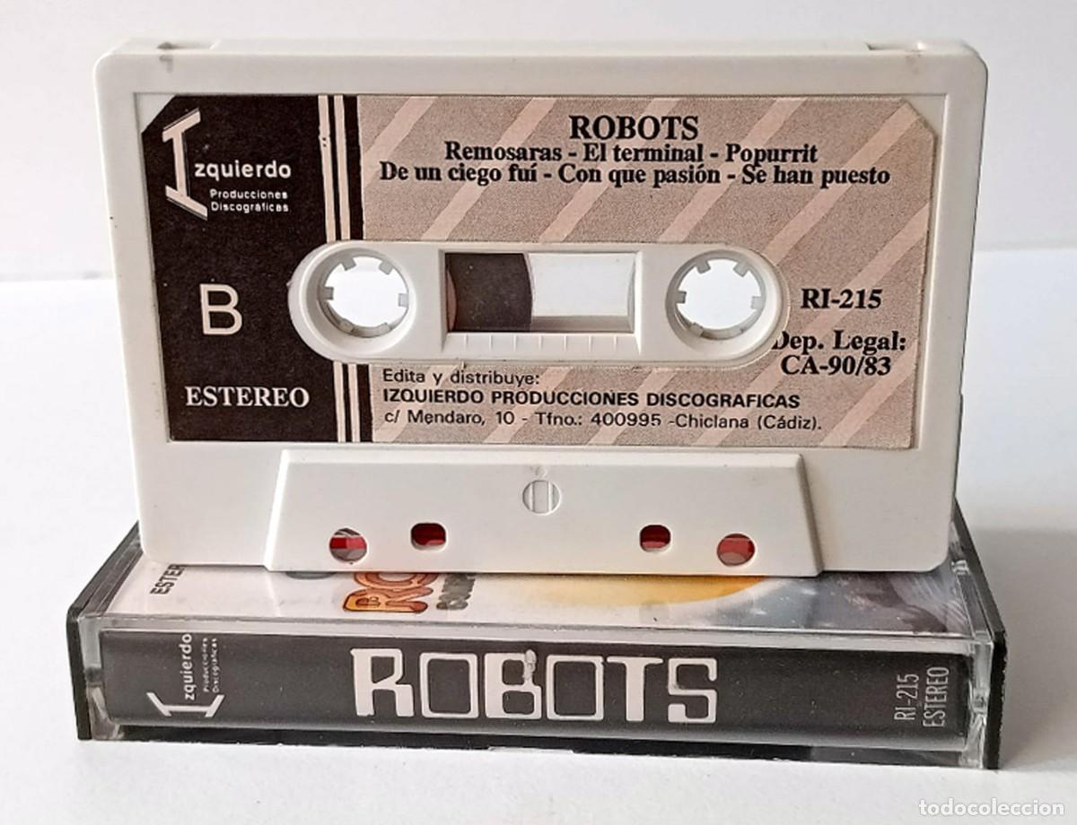 Casetes antiguos: CASSETTE CARNAVAL DE CADIZ 1983 COMPARSA ROBOTS - Foto 2