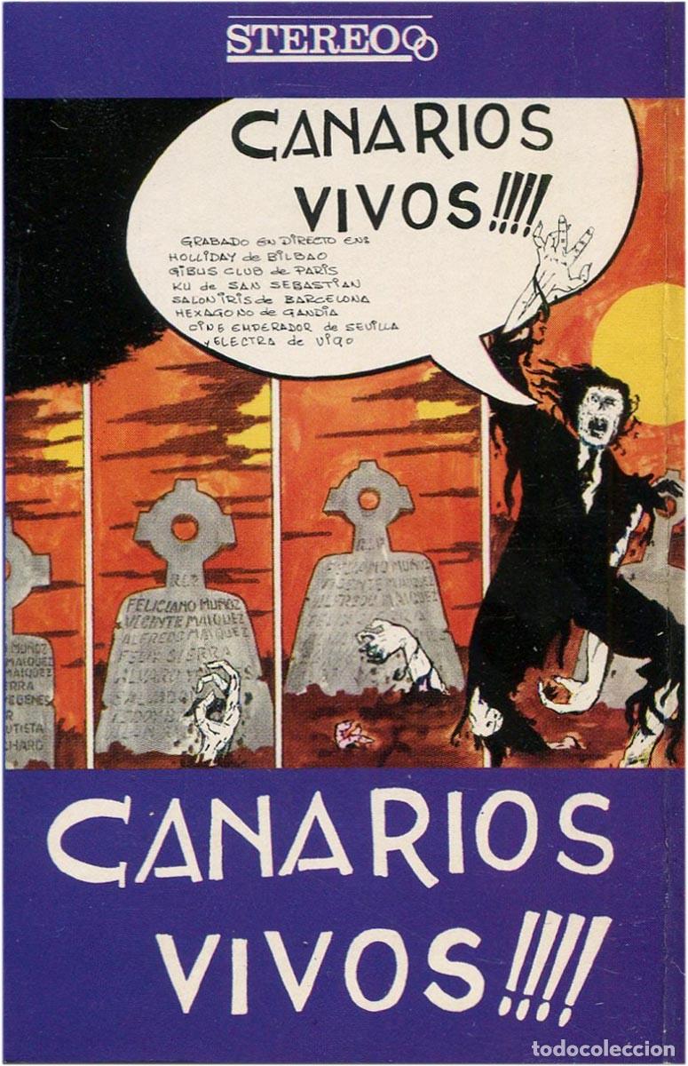 Casetes antiguos: Los Canarios - Canarios Vivos!!!! - Cassette Spain 1972 - Ariola 54.526-Y - EX/VG+