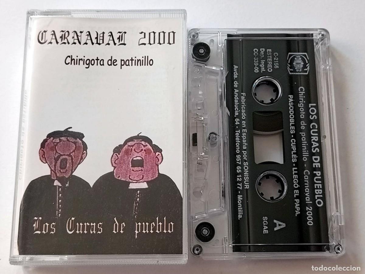 Casetes antiguos: CASSETTE CARNAVAL DE CADIZ 2000 LOS CURAS DE PUEBLO CHIRIGOTA CALLEJERA LOS GUATIF&Oacute;