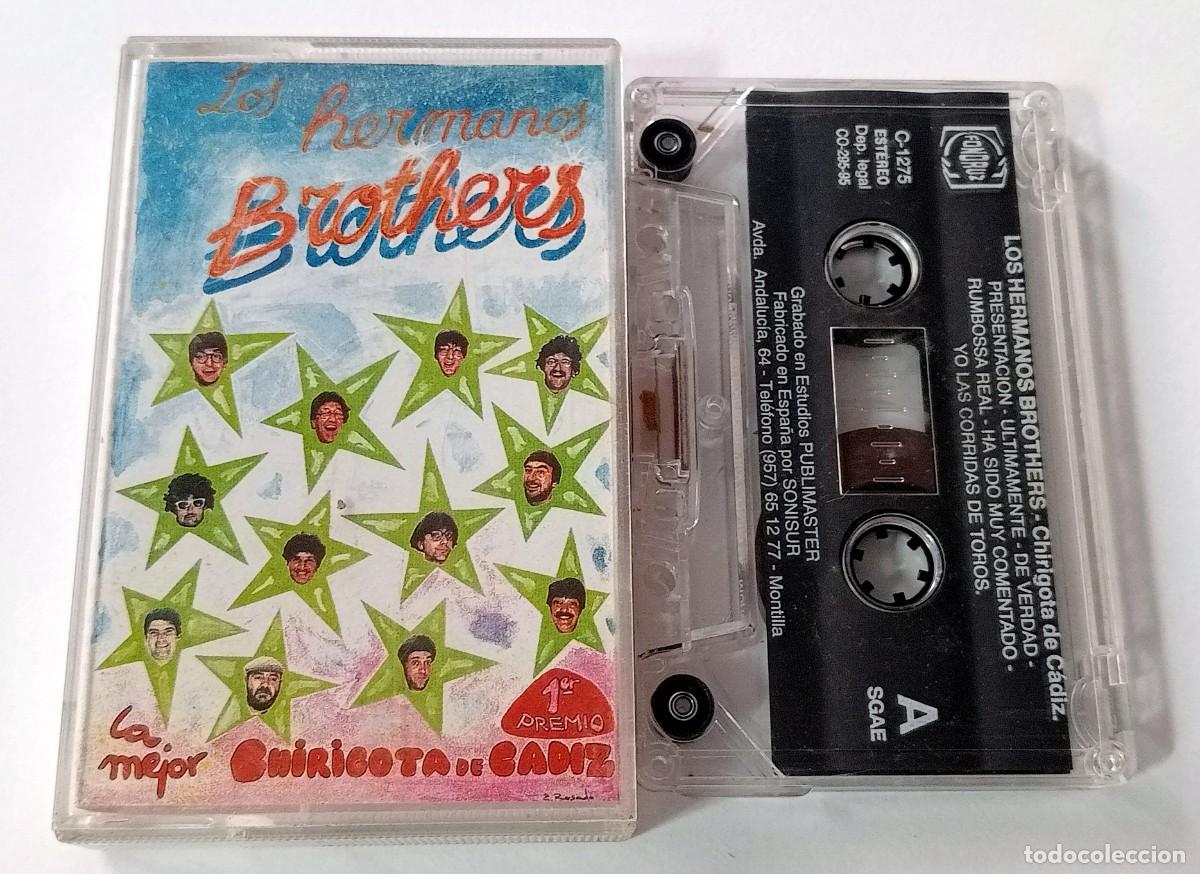 Casetes antiguos: CASSETTE CARNAVAL DE CADIZ 1995 LOSHERMANOS BROTHERS CHIRIGOTA CALLEJERA LOS GUATIF&Oacute;
