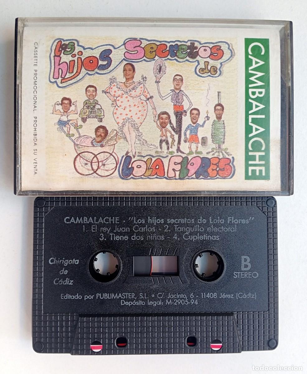 Casetes antiguos: CASSETTE CARNAVAL DE CADIZ 2002 LOS HIJOS SECRETOS DE LOLA FLORES CHIRIGOTA CALLEJERA LOS GUATIF&Oacute;