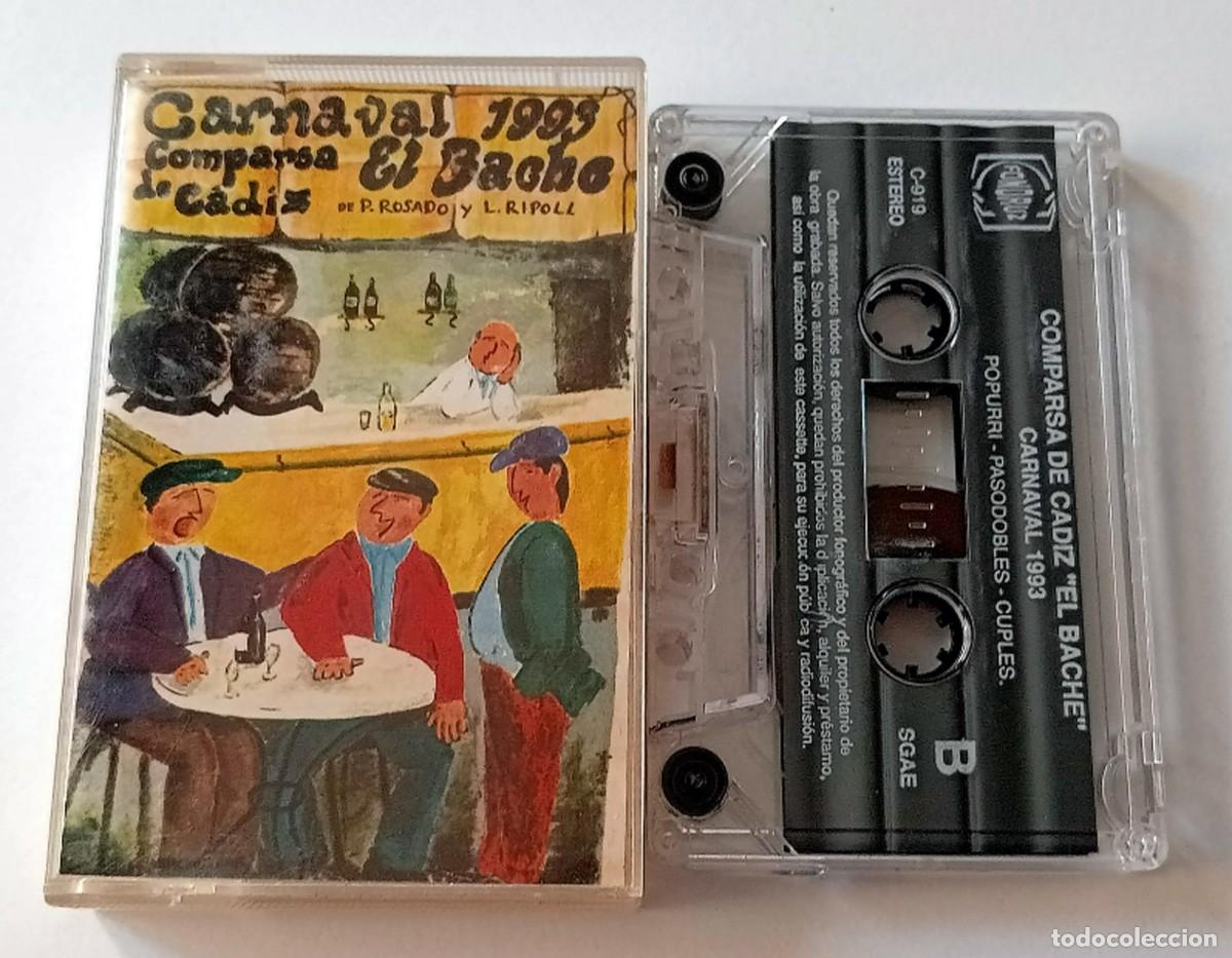 Casetes antiguos: CASSETTE CARNAVAL DE CADIZ 1993 COMPARSA EL BACHE
