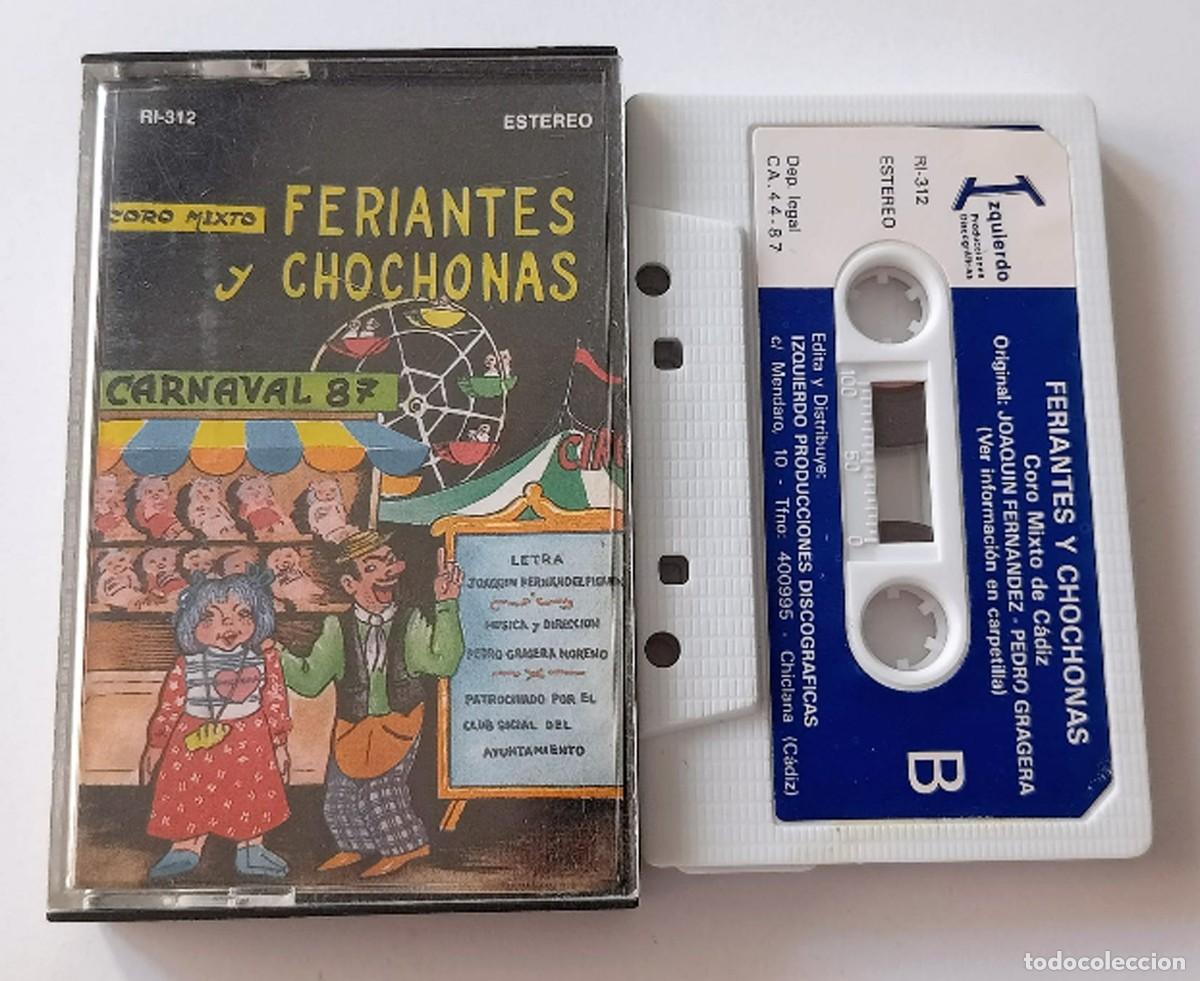 Casetes antiguos: CASSETTE CARNAVAL DE CADIZ 1987 CORO FERIANTES Y CHOCHONAS