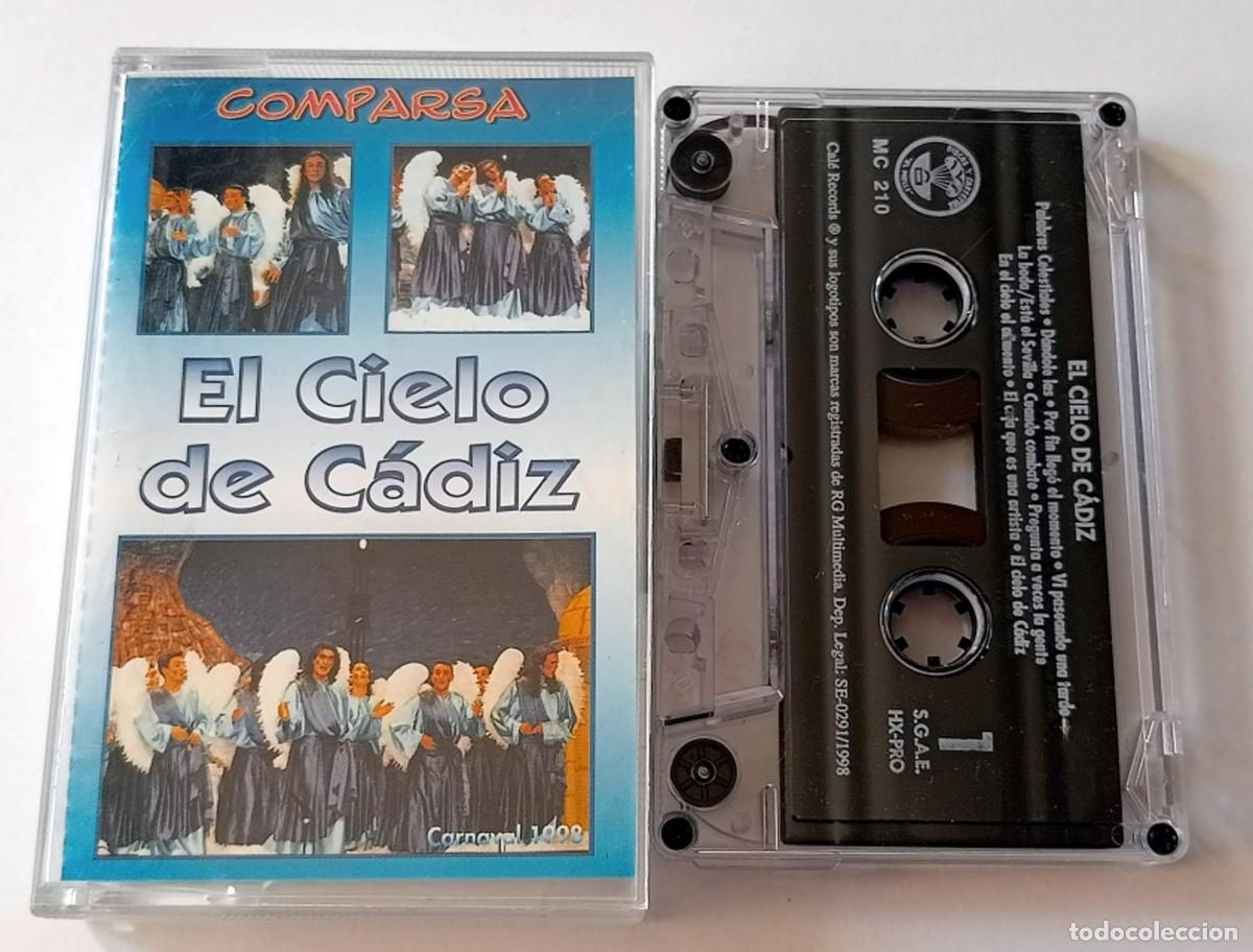 Casetes antiguos: CASSETTE CARNAVAL DE C&Aacute;DIZ 1998 COMPARSA EL CIELO DE C&Aacute;DIZ DE TINO TOVAR