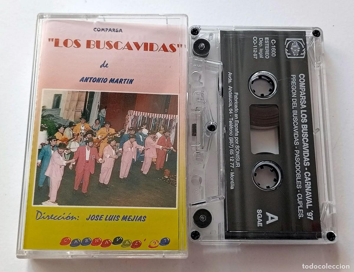Casetes antiguos: CASSETTE CARNAVAL DE CADIZ 1997 COMPARSA LOS BUSCAVIDAS DE ANTONIO MARTIN