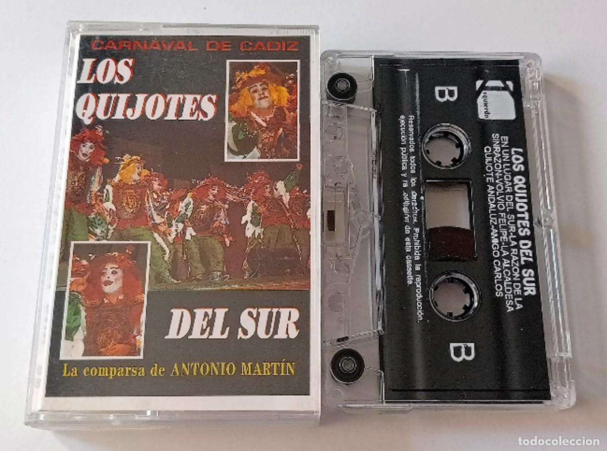Casetes antiguos: CASSETTE CARNAVAL DE CADIZ 1996 COMPARSA LOS QUIJOTES DEL SUR DE ANTONIO MARTIN