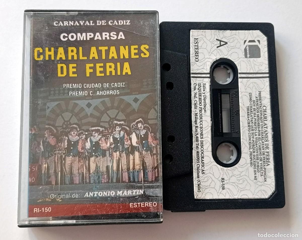 Casetes antiguos: CASSETTE CARNAVAL DE CADIZ 1981 COMPARSA CHARLATANES DE FERIA DE ANTONIO MARTIN