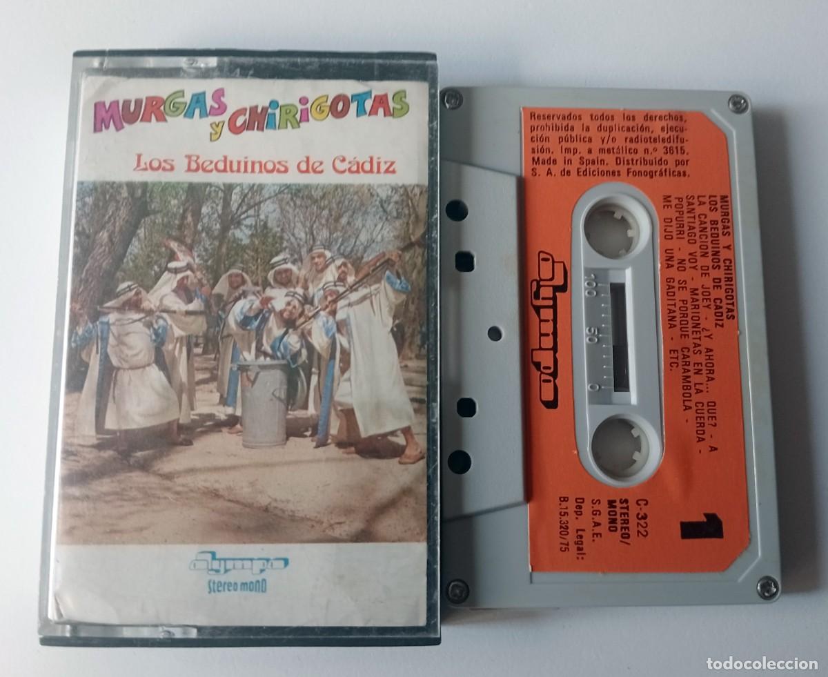 Casetes antiguos: CASSETTE CARNAVAL DE CADIZ MURGAS Y CHIRIGOTAS - LOS BEDUINOS DE C&Aacute;DIZ (PACO ALBA)