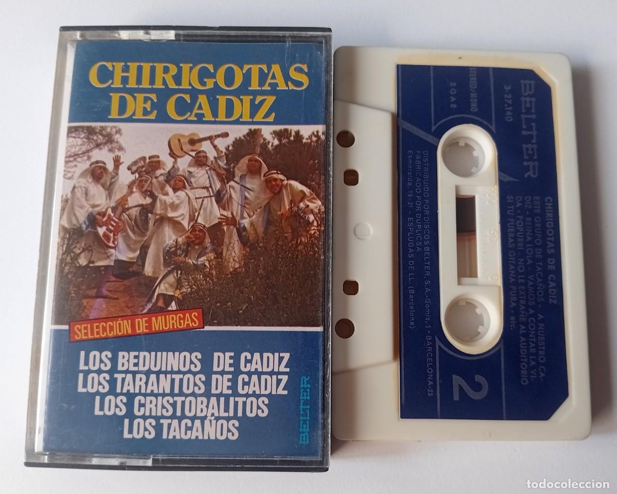 Casetes antiguos: CASSETTE CARNAVAL DE CADIZ SELECCION DE MURGAS (LOS BEDUINOS, LOS TARANTOS, LOS TACA&Ntilde;OS...)