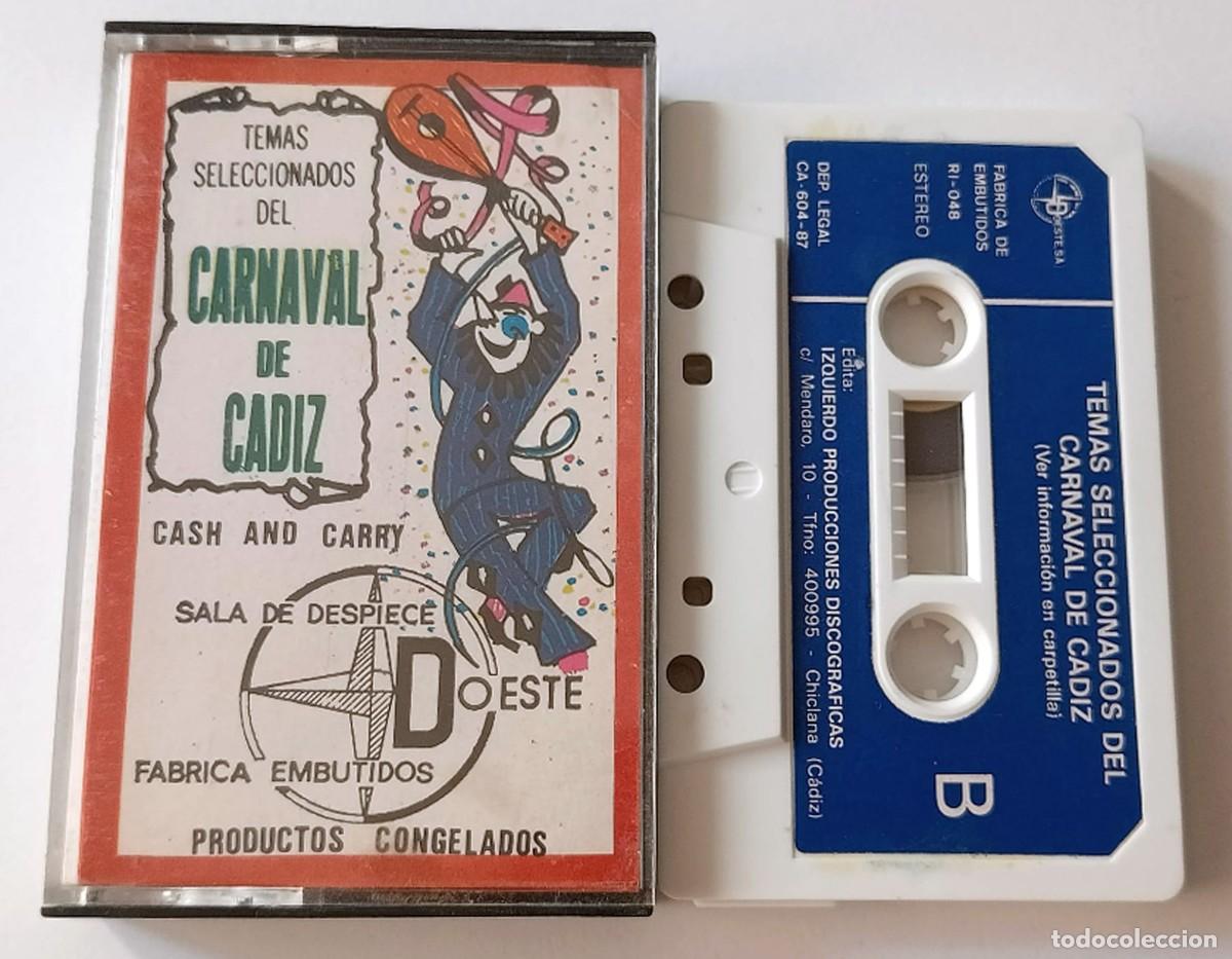Cassettes Anciennes: CASSETTE TEMAS SELECCIONADOS DEL CARNAVAL DE CADIZ
