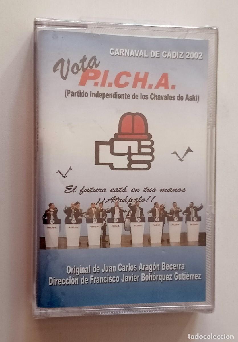 Old Cassettes: CASSETTE CARNAVAL DE CADIZ 2002 CHIRIGOTA VOTA PI.C.H.A. DE JUAN CARLOS ARAG&Oacute;N