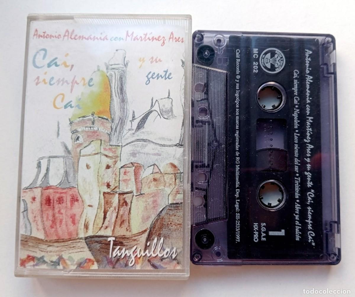 Casetes antiguos: CASSETTE CARNAVAL DE CADIZ: CAI SIEMPRE CAI: EL ALEMANIA CON MARTINEZ ARES Y SU GENTE