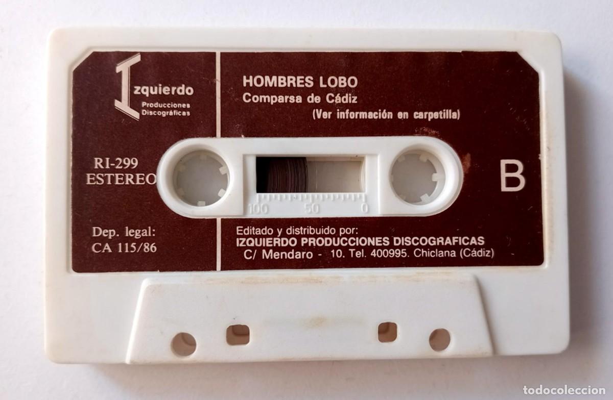 Cassetes antigas: CASSETTE CARNAVAL DE CADIZ 1986 COMPARSA HOMBRES LOBO DE ENRIQUE VILLEGAS