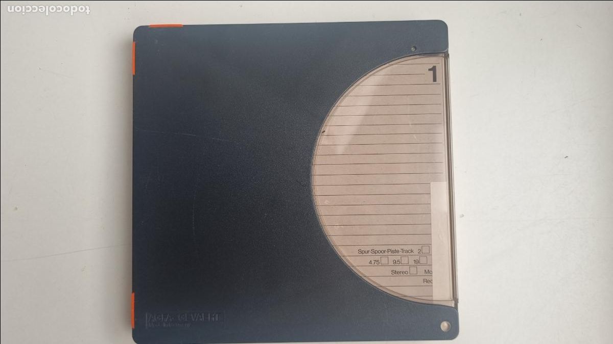 Casetes antiguos: Bobina cinta magnetof&oacute;nica AGFA-GEVAERT met&aacute;lica 18 cm &ndash; Caja original &ndash; Vivaldi &ndash; Sin probar