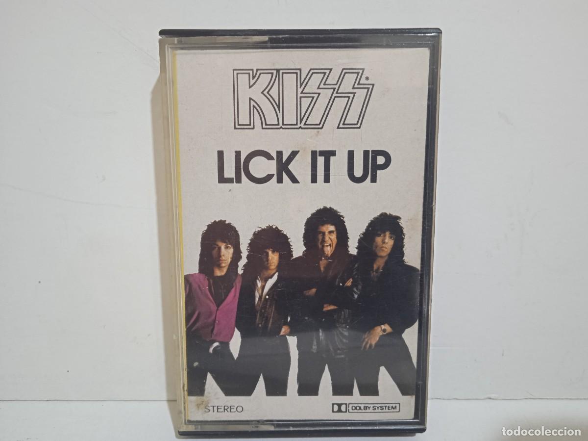 Casetes antiguos: Kiss - Lick It Up - Casete - Primera Edicion Espa&ntilde;ola - 1983