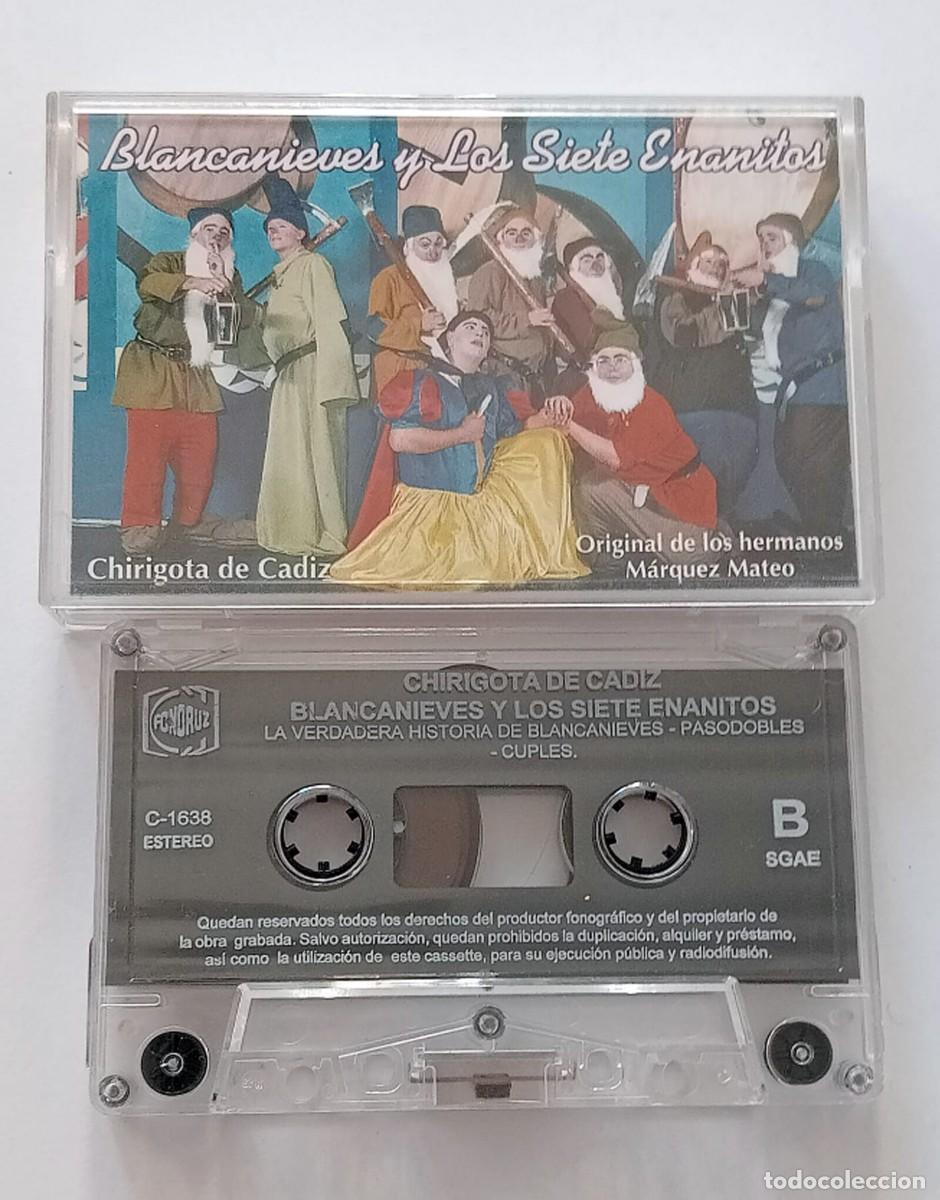 Casetes antiguos: CASSETTE CARNAVAL DE CADIZ 1997 CHIRIGOTA BLANCANIEVES Y LOS 7 ENANITOS