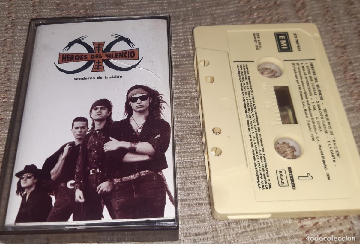Casetes antiguos: Heroes del Silencio - Senderos de traicion - 1990 cassette cinta