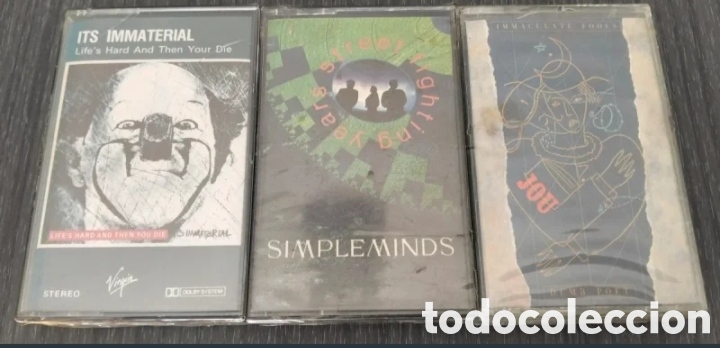 Casetes antiguos: Lote 3 cintas de cassettes