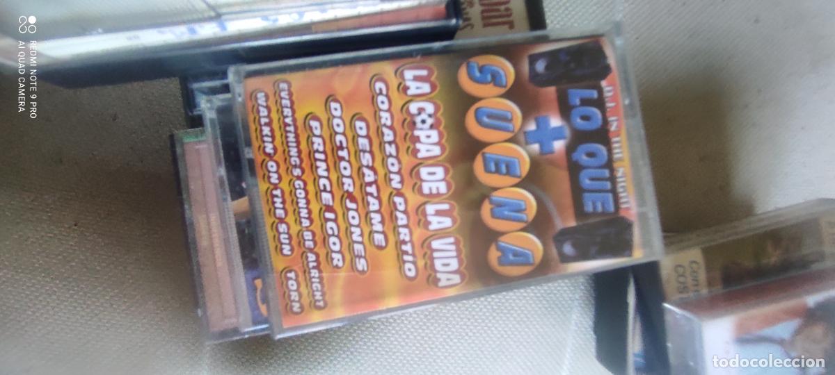 Casetes antiguos: Cinta de cassette de &rdquo; LO QUE + SUENA &rdquo;