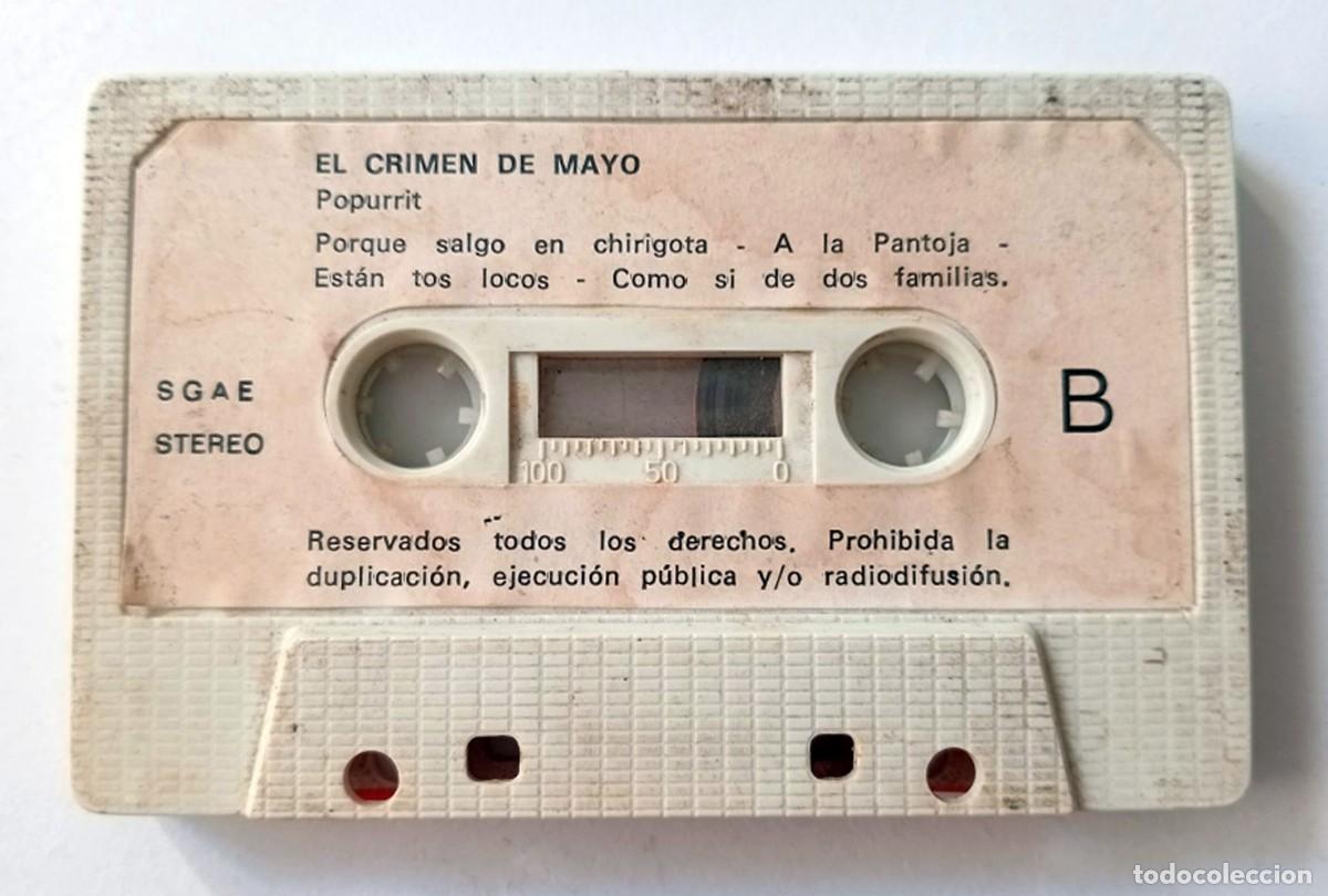Casetes antiguos: CASSETTE CARNAVAL DE CADIZ 1989 CHIRIGOTA EL CRIMEN DEL MES DE MAYO