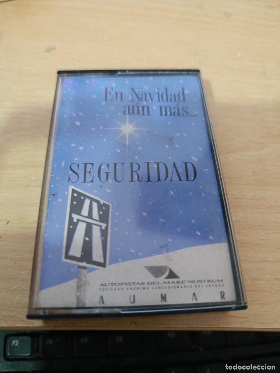 Casetes antiguos: EN NAVIDAD AUN MAS SEGURIDAD. VILLANCICO AUMAR. C14F