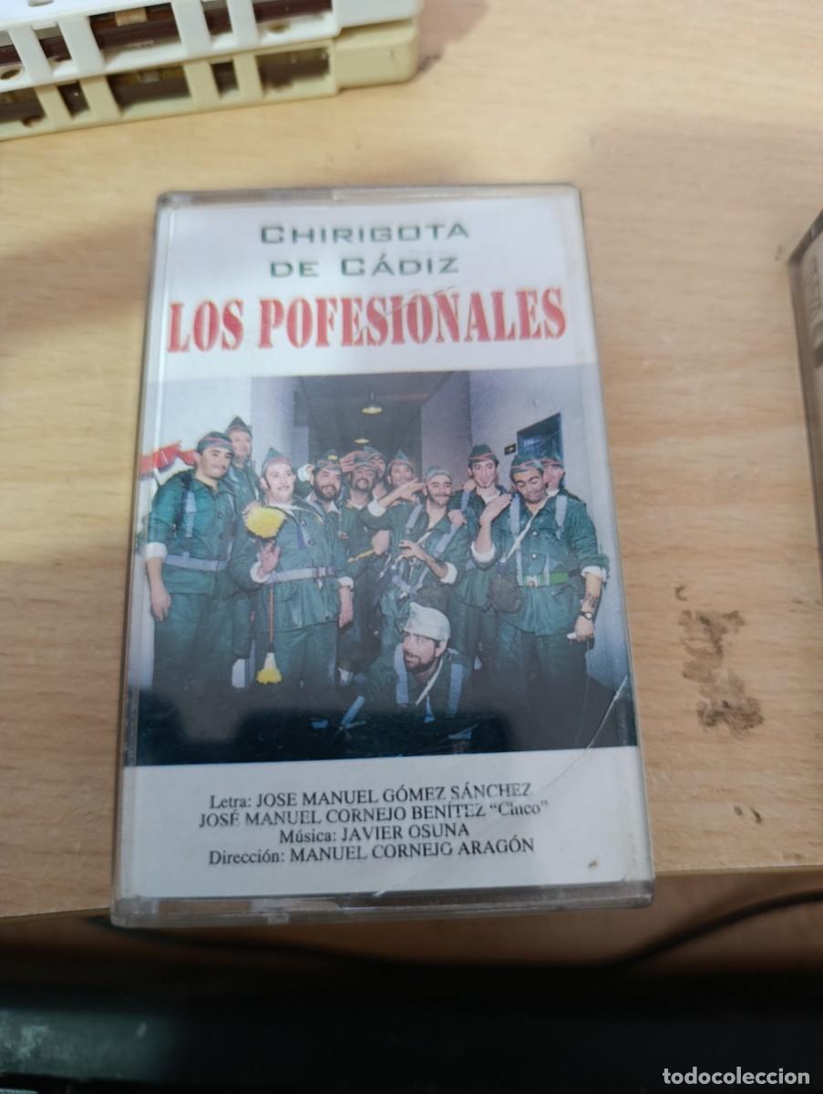 Casetes antiguos: LOS POFESIONALES. CHIRIGOTA DE CADIZ.