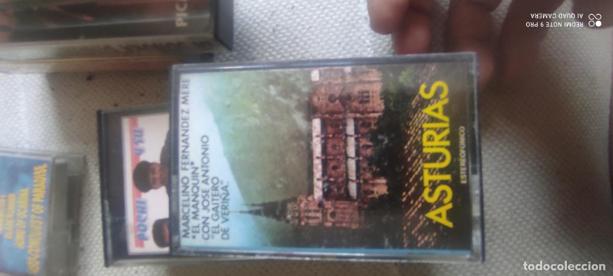 Casetes antiguos: Marcelino Fernandez El Manquin CON GAITERO DE VERI&Ntilde;A ASTURIAS CASETE CASSETTE PEPETO