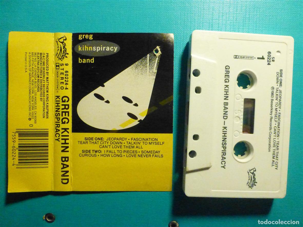 Casetes antiguos: Cinta de Cassette - Casete - Greg Kihn Band - Kihnspiracy - Beserkley - A&ntilde;o 1983