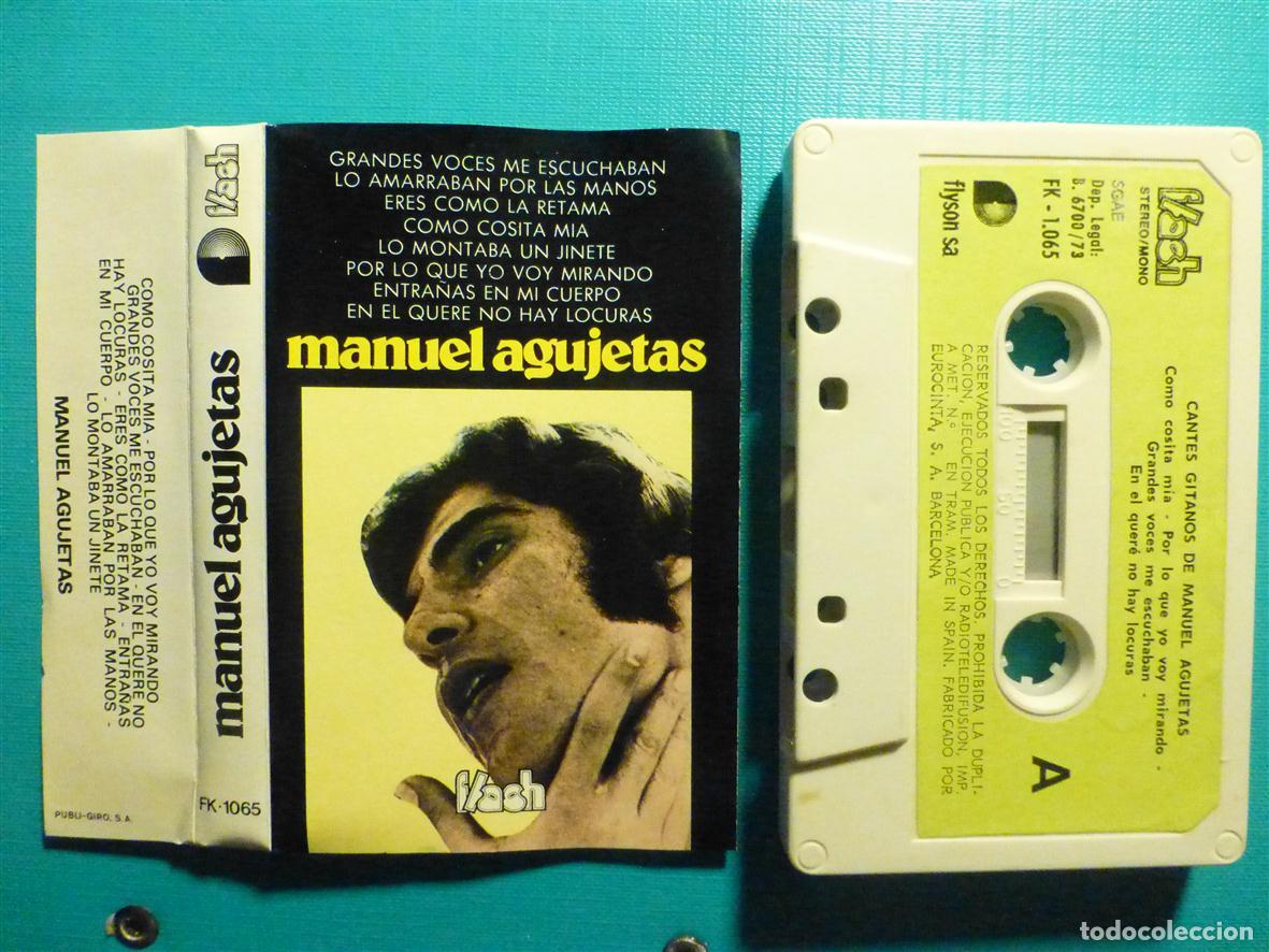 Casetes antiguos: Cinta de Cassette - Casete - Manuel Agujetas - Flach - A&ntilde;o 1973