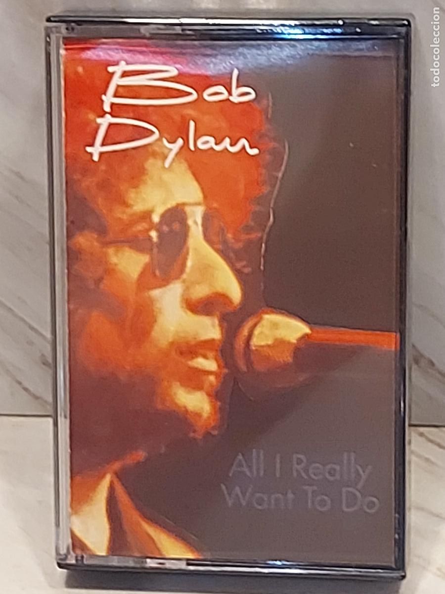 Casetes antiguos: BOB DYLAN | ALL I REALLY WANT TO DO | CASETE 1990 | MC 252066 | DOLBY SYSTEM