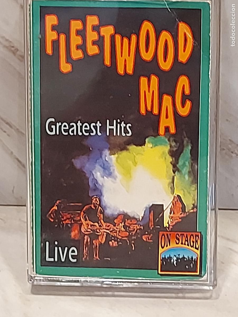 Casetes antiguos: FLEETWOOD MAC | GREATEST HITS LIVE | CASETE ON STAGE | 1992 | DE LUJO