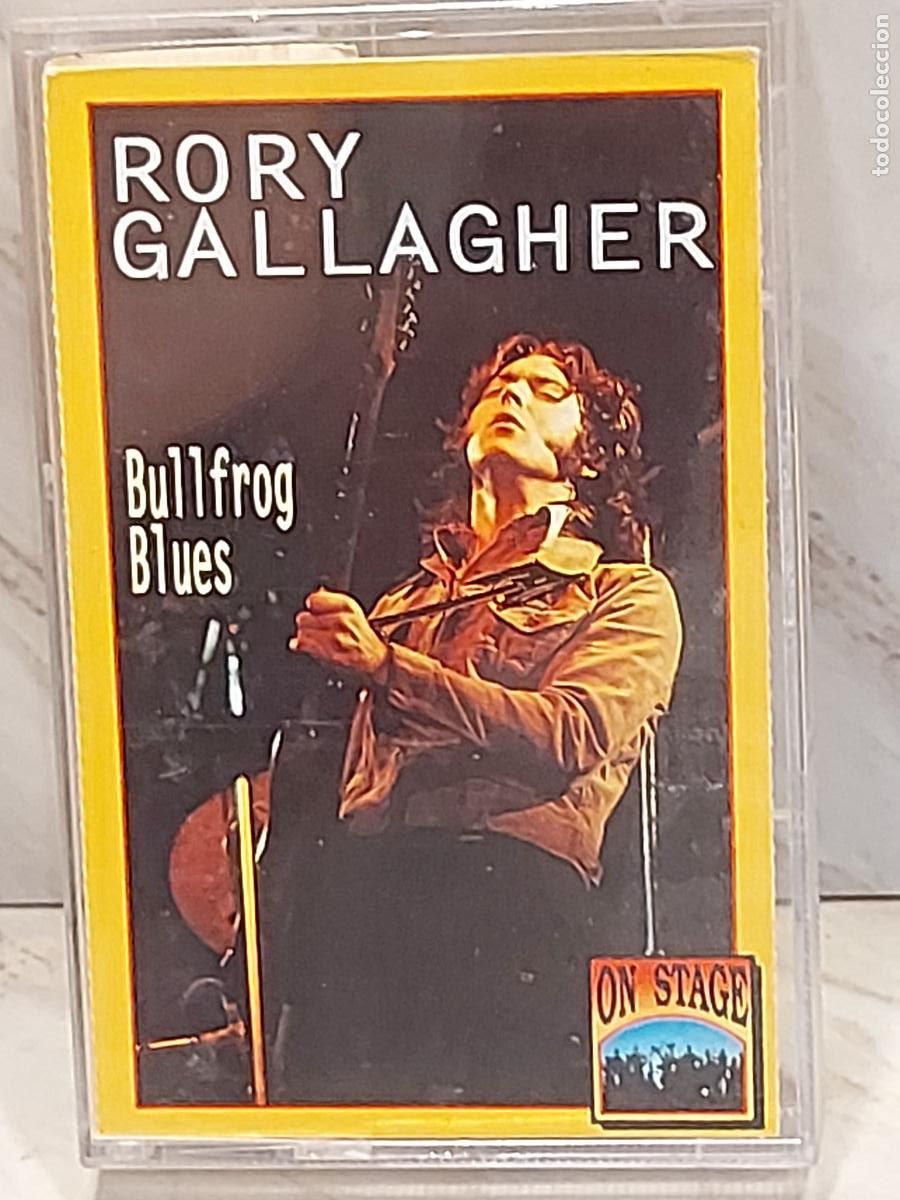 Casetes antiguos: RORY GALLAGHER | BULLFROG BLUES | CASETE ON STAGE | 1992 | DE LUJO