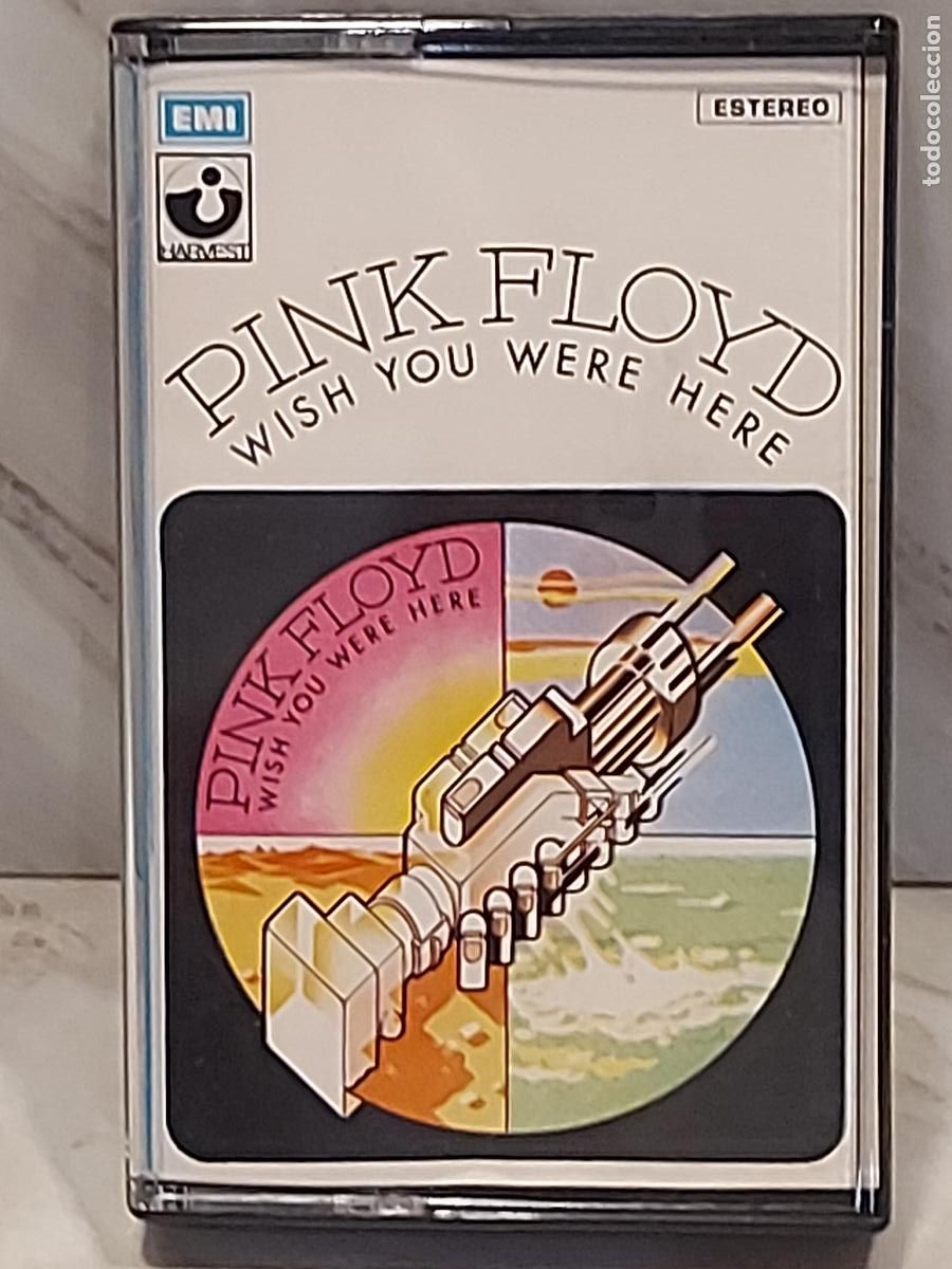 Casetes antiguos: PINK FLOYD | WISH YOU WERE HERE | CASETE EMI HARVEST ESPA&Ntilde;A 1975 | DE LUJOPINK FLOYD | WISH YOU WERE