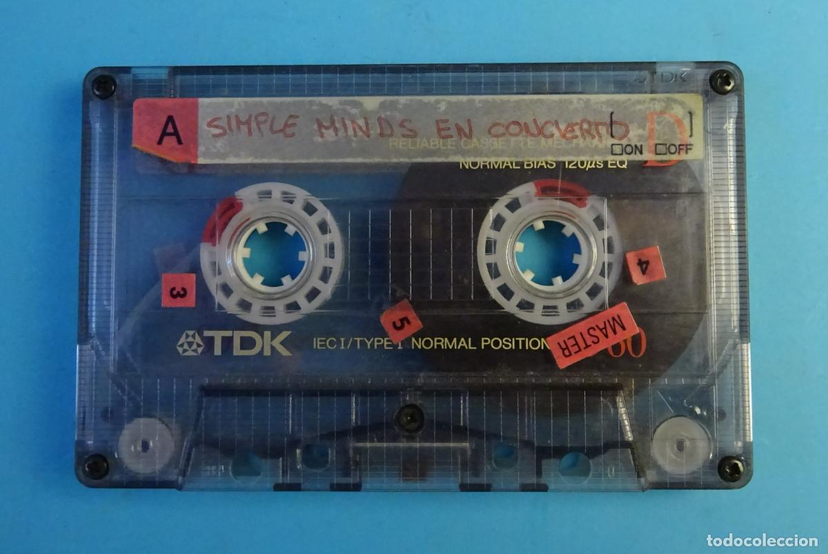 Casetes antiguos: CASETE GRABACI&Oacute;N DE RADIO KOLOR. SIMPLE MINDS EN CONCIERTO