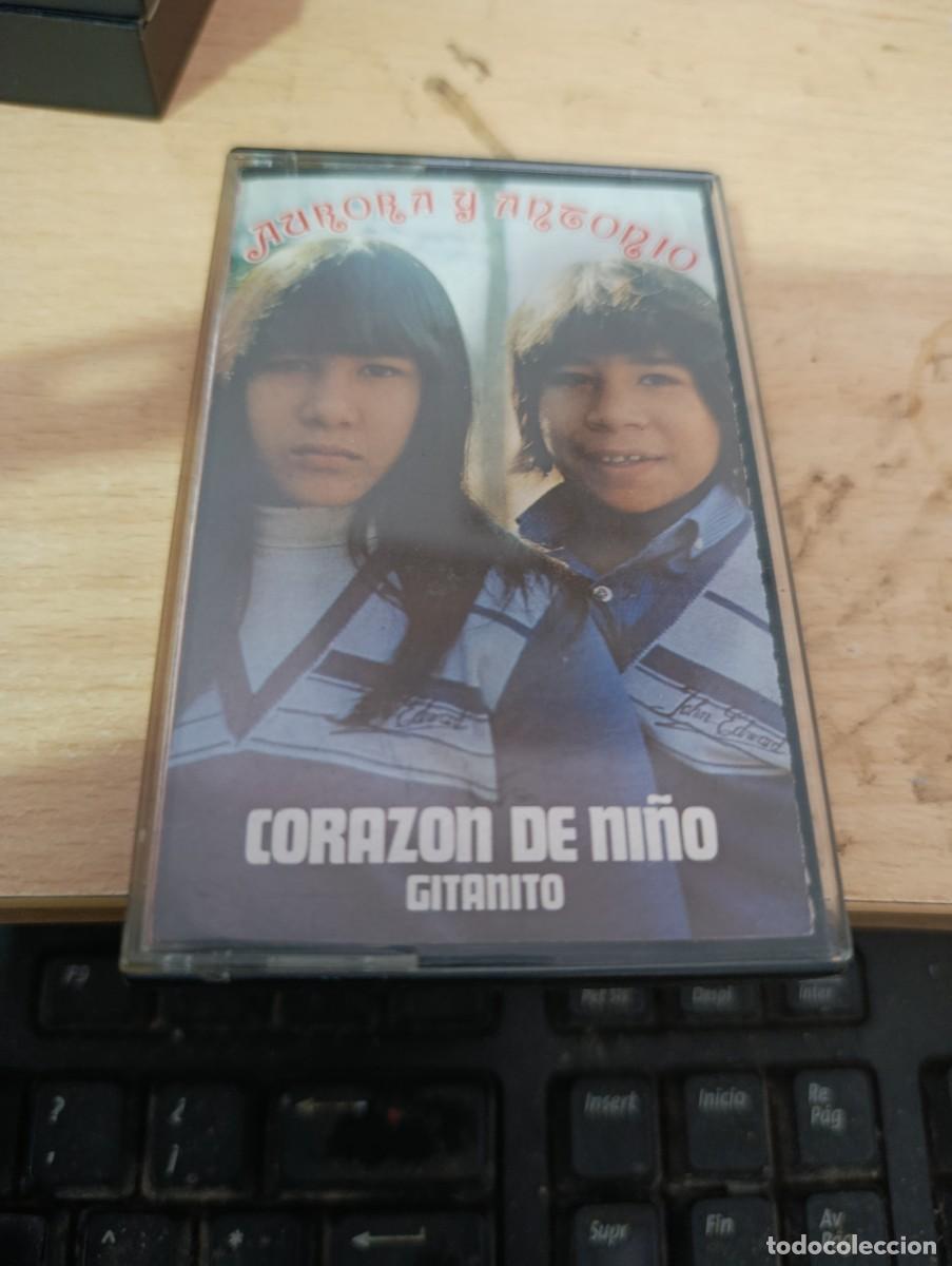 Casetes antiguos: AURORA Y ANTONIO. CORAZON DE NI&Ntilde;O GITANITO. C14F