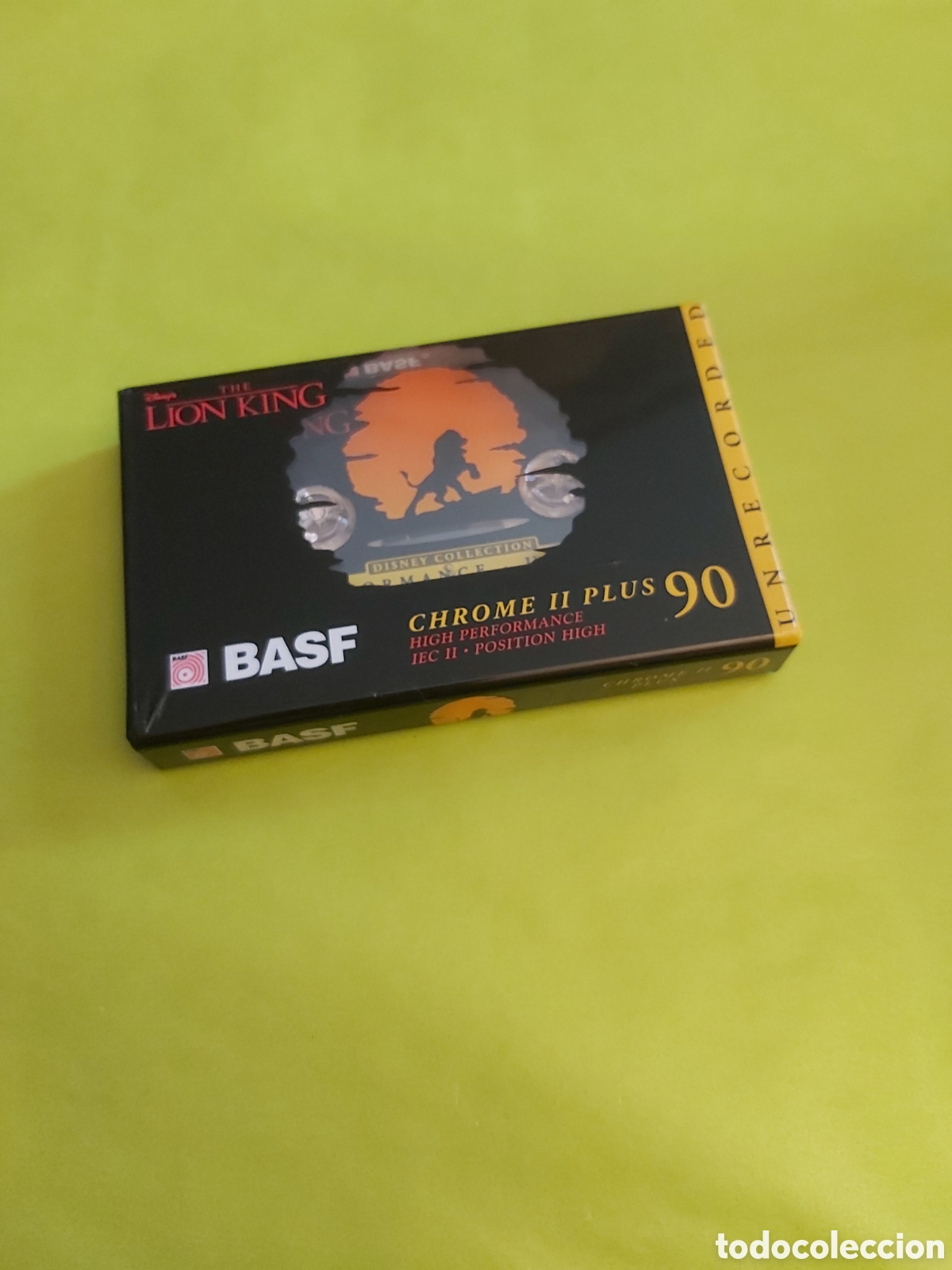 Casetes antiguos: CINTA CASSETTE PRECINTADA THE LION KING BASF 90 UNRECORDED