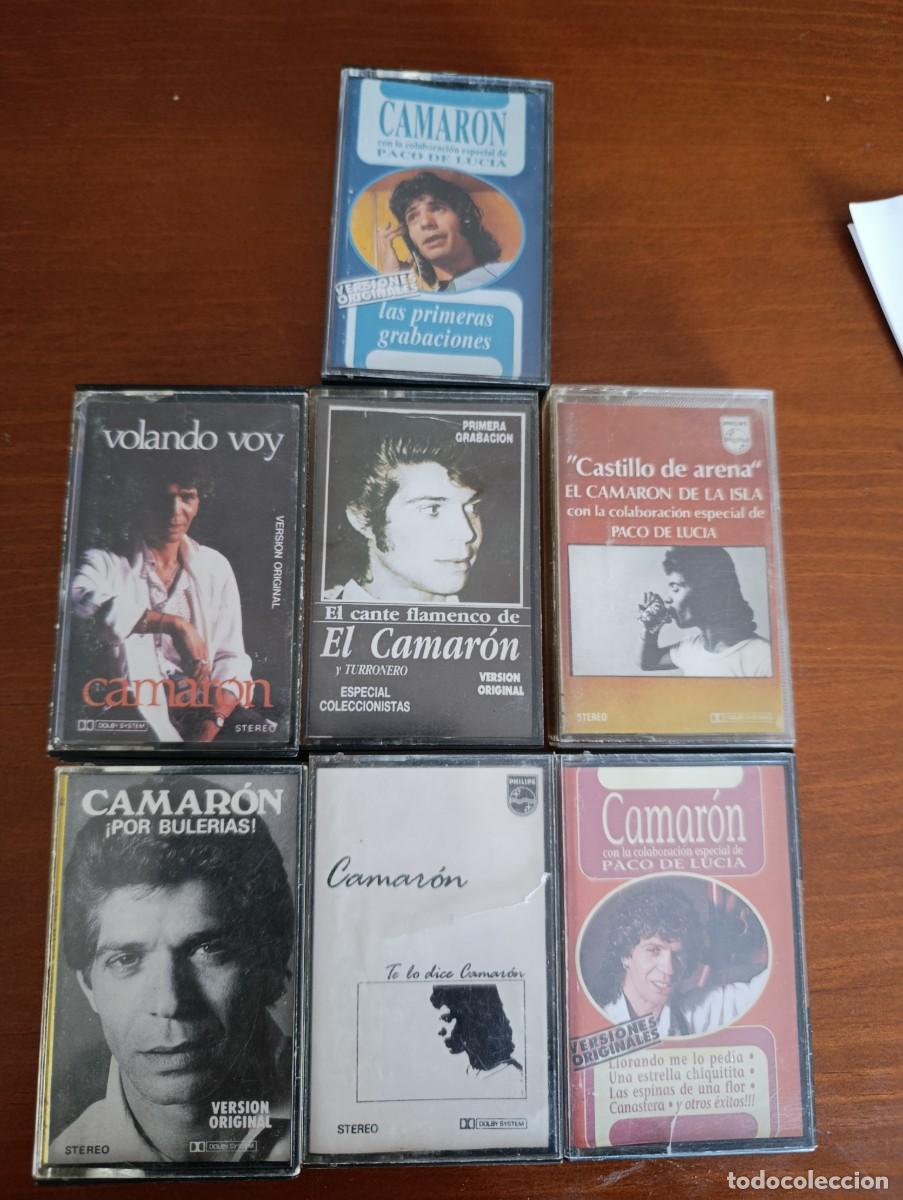 Casetes antiguos: LOTE DE 7 CASSETTE CAMARON DE LA ISLA